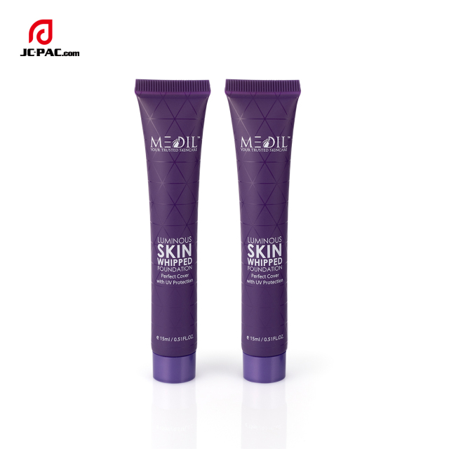 15ml Cosmetic Plastic Tube with Screw Cap Silk Screen Printing Empty Soft Tube For Eye Serum