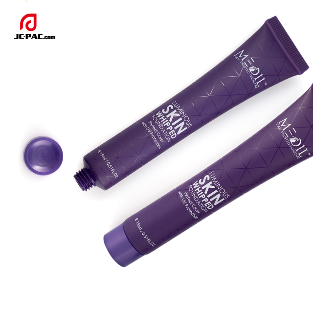 15ml Cosmetic Plastic Tube with Screw Cap Silk Screen Printing Empty Soft Tube For Eye Serum