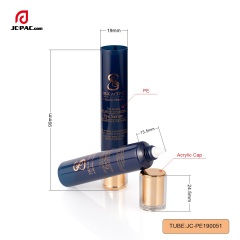 15ml Eye Serum Tube With Acrylic Cap Empty Cosmetic Packaging Tube