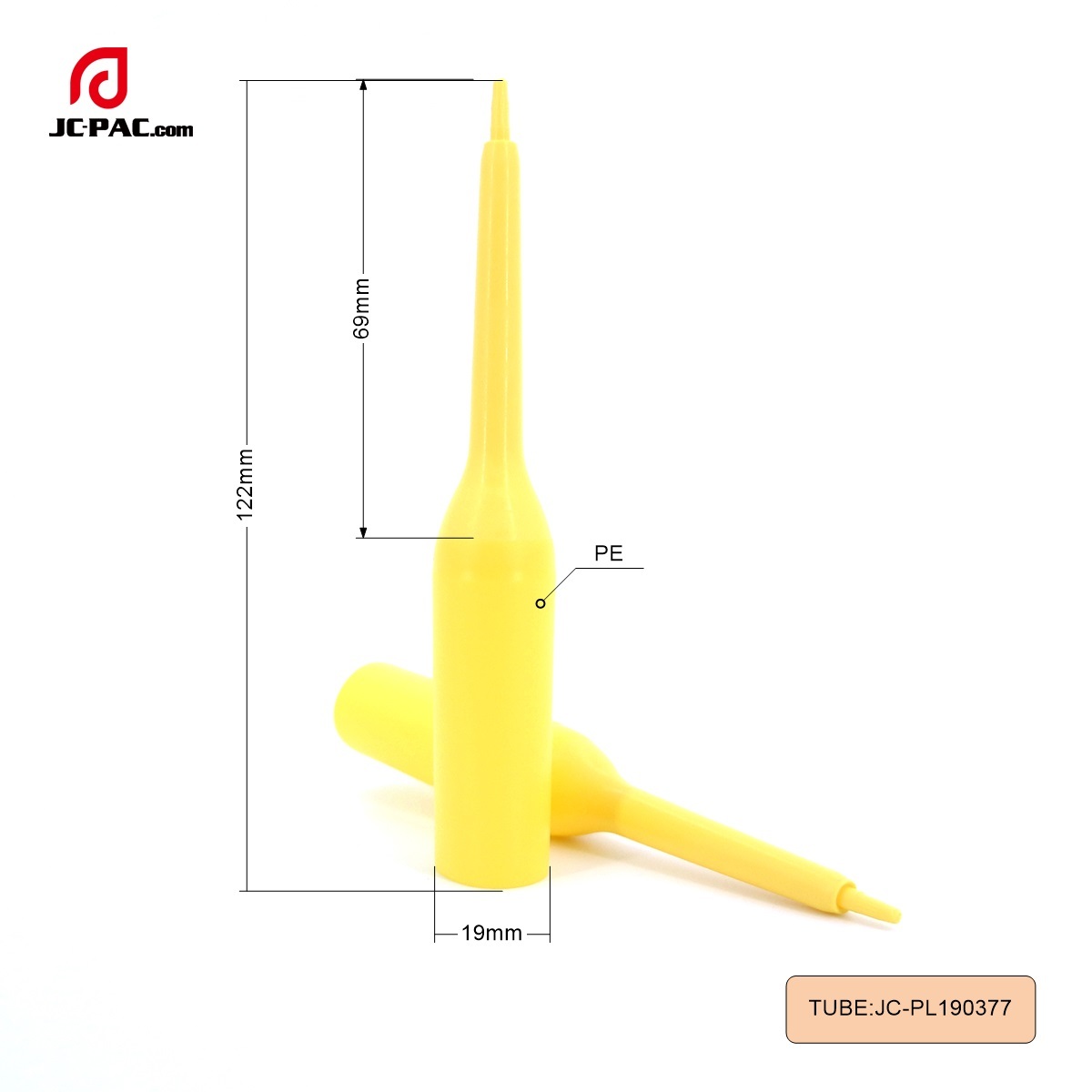 5ml to 10ml vaginal gel packaging, long nozzle medicine gel tube