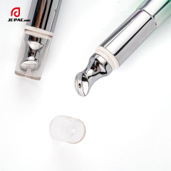 Cosmetic Tubes 15ml 20ml Empty Eye Cream Electric Zinc Alloy Eye Serum Tube Massage Tube With Applicator