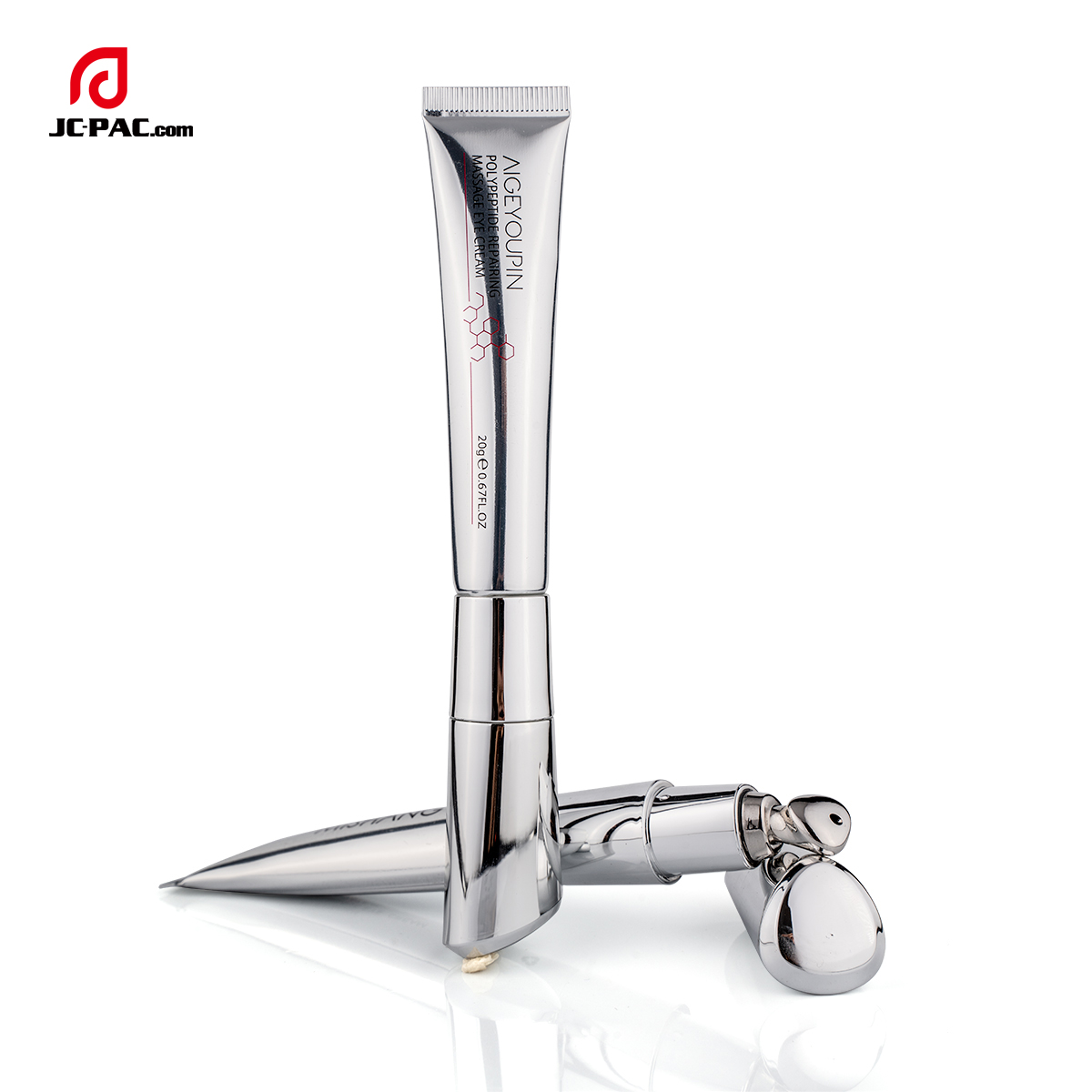 15g 50g Custom Eye Cream Massage Tube Cosmetic Serum Packaging ...