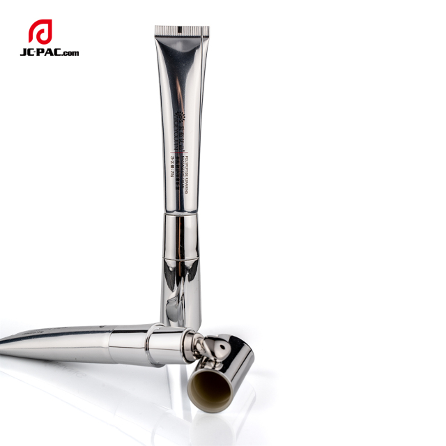 15g 50g Custom Eye Cream Massage Tube Cosmetic Serum Packaging Container Soft Plastic Squeeze Tubes With Metal Applicator