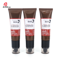 50ml Custom Empty Packaging BB Cream Sunscreen Tubes Skincare Squeeze Cosmetic Plastic Tube with Airless Lotion Pump