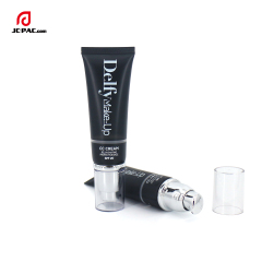 New Arrival 30ml~60ml Plastic Airless sunscreen Tube with Lotion Pump BB Cream for Cosmetic Squeeze Packaging PE Blacke Tube