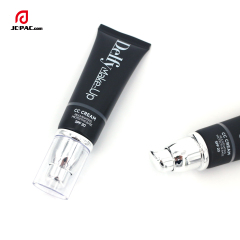 New Arrival 30ml~60ml Plastic Airless sunscreen Tube with Lotion Pump BB Cream for Cosmetic Squeeze Packaging PE Blacke Tube