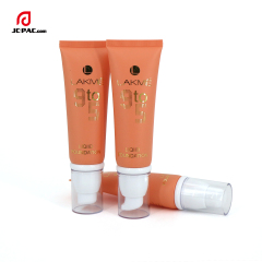 Custom Airless Pump Tube Packaging Empty Cosmetic Tube Container For BB CC Cream Lotion Press Tube Packaging