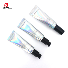 Promotion 30g 50g 50ml Silver Soft Foundation Cream Laminated Tube Packaging Private Label Squeeze Sunscreen Cream Tube With Pump