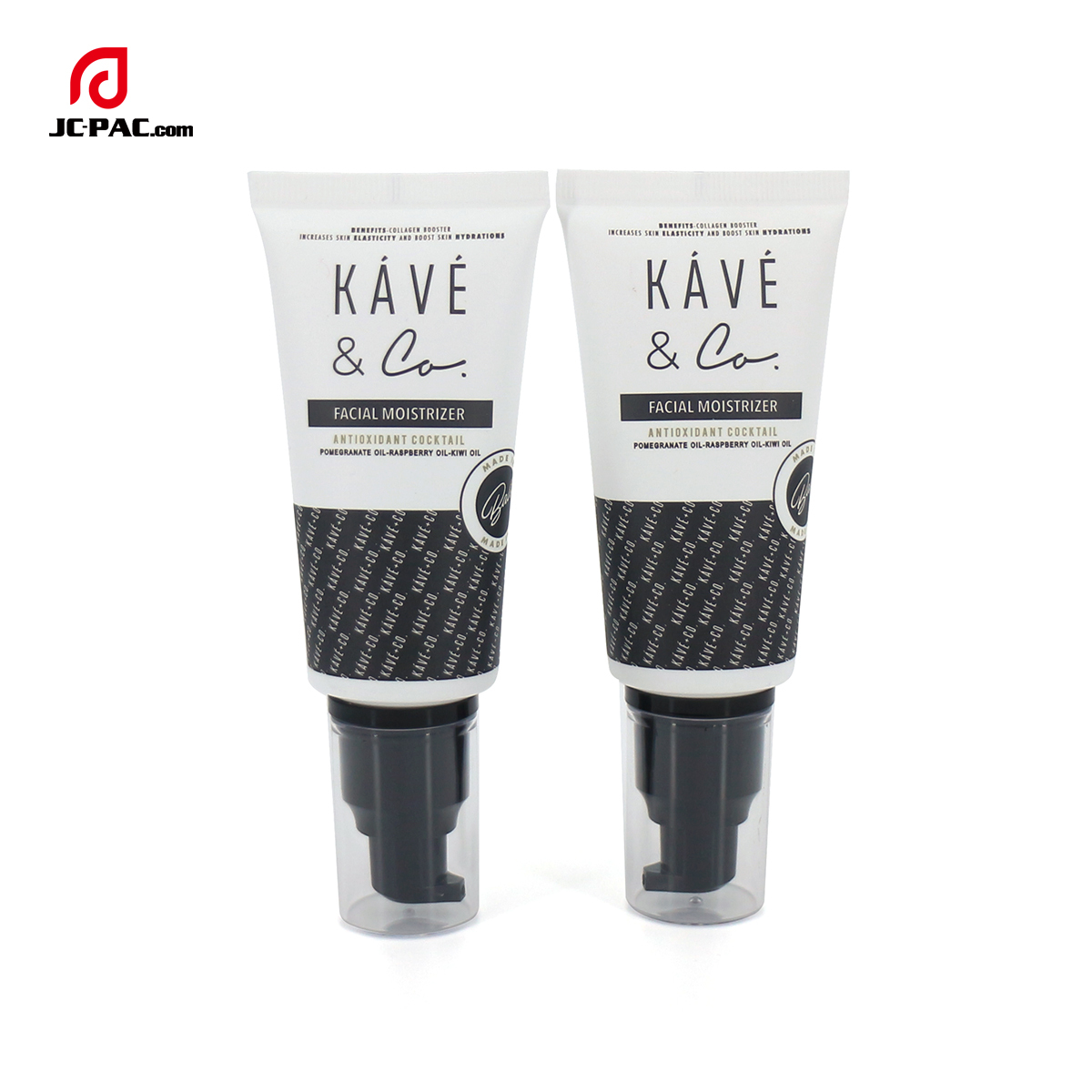 OEM 50g 60g 70g Plastic Cosmetics Airless Pump Tube Packaging Skin Care Tubes For Lotion Cream BB Cream Sunscreen