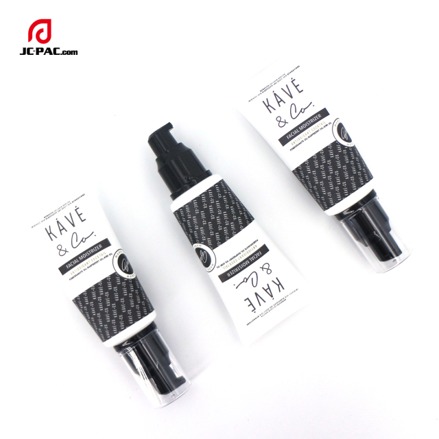 OEM 50g 60g 70g Plastic Cosmetics Airless Pump Tube Packaging Skin Care Tubes For Lotion Cream BB Cream Sunscreen