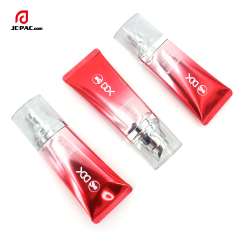 Custom ABL Tube 50ml 60ml 70ml 80ml Flat Oval Tube Packaging Airless Pump Sunscreen Cosmetic Tubes with Pump Lid