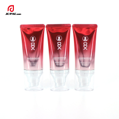 Custom ABL Tube 50ml 60ml 70ml 80ml Flat Oval Tube Packaging Airless Pump Sunscreen Cosmetic Tubes with Pump Lid