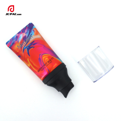 Airless Pump Tube for CC Cream Aluminum Plastic Pump Tube Manufacturer Aluminum Barrier Laminated Primer Packaging Tube 40g 50g