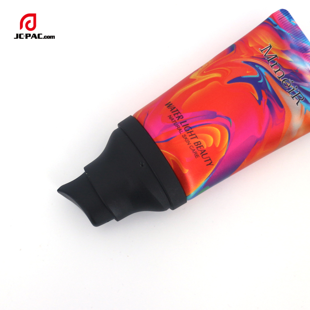 Airless Pump Tube for CC Cream Aluminum Plastic Pump Tube Manufacturer Aluminum Barrier Laminated Primer Packaging Tube 40g 50g