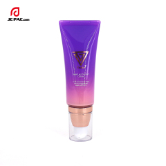 Empty Sunscreen Cream Plastic 50ml 60ml 70ml BB CC Cream Tube Airless Pump Squeeze Cosmetic Soft Tubes Face Cream Packaging