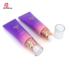 Empty Sunscreen Cream Plastic 50ml 60ml 70ml BB CC Cream Tube Airless Pump Squeeze Cosmetic Soft Tubes Face Cream Packaging