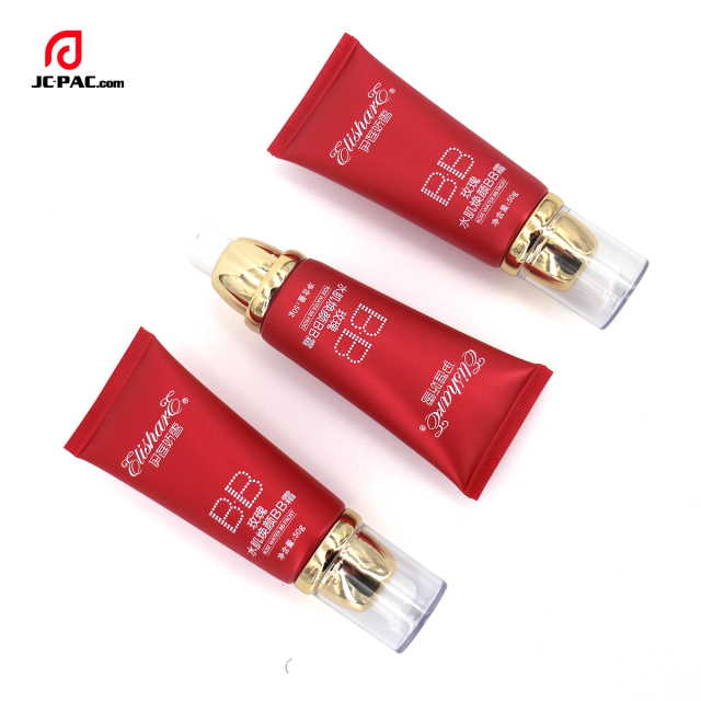 40g 50g Airless Pump EVOH Plastic Tubes Pump Tube Sunscreen Cream Cosmetic Tube for Skin Care Products Anti-acne Cream Container