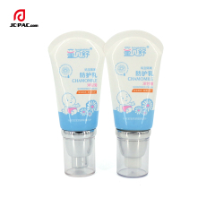 Empty Plastic 50 ml 60ml 70ml Face Cream Tube Airless Pump Squeeze Cosmetic Soft Sunscreen Tubes Cosmetic Plastic Laminated Tube