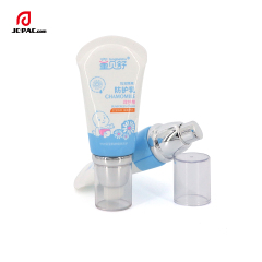 Empty Plastic 50 ml 60ml 70ml Face Cream Tube Airless Pump Squeeze Cosmetic Soft Sunscreen Tubes Cosmetic Plastic Laminated Tube