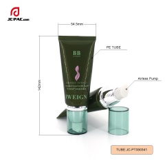 30ml 40ml Cosmetic Foundation Plastic Airless Pump Tube Primer Product Plastic Cosmetic Sunblock Lotion Tube Packaging