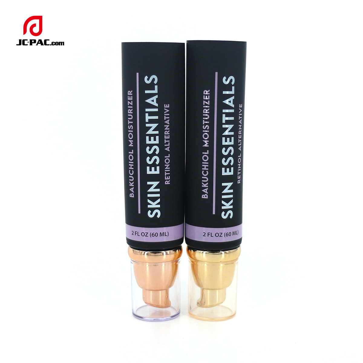 Custom and Wholesale 50ml 5 layer Sunscreen Skincare Empty PE Plastic Tubes Packaging Cosmetic Soft Tube with Airless Pump