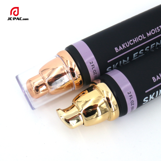 Custom and Wholesale 50ml 5 layer Sunscreen Skincare Empty PE Plastic Tubes Packaging Cosmetic Soft Tube with Airless Pump