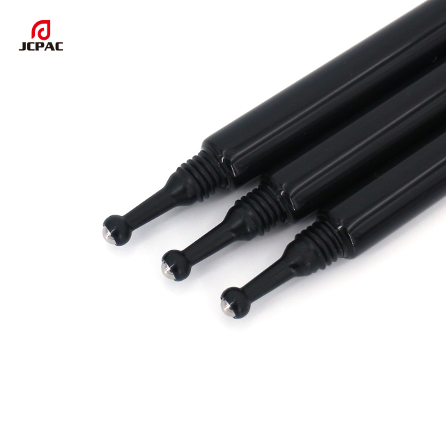 D13mm Empty Cosmetic Plastic Tube 5ml Eye Cream Tube With Single Stainless Roller Ball