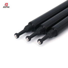 D13mm Empty Cosmetic Plastic Tube 5ml Eye Cream Tube With Single Stainless Roller Ball