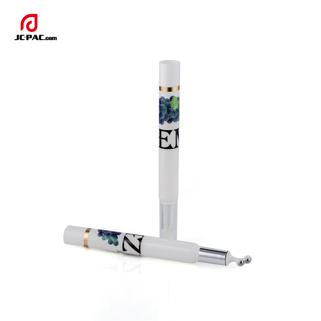 D16mm Cosmetic Plastic Tube 10ml Eye Serum Tube With Double Roller Ball