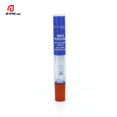 D16mm Empty Cosmetic Plastic Tube Eye Cream Tube With Single Stainless Roller Ball