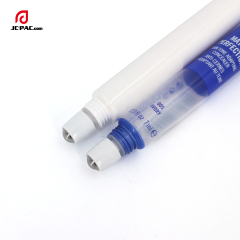 D16mm Empty Cosmetic Plastic Tube Eye Cream Tube With Single Stainless Roller Ball