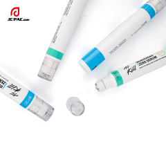 D19mm Empty Plastic Soft Tube For Deep Pore Cleanser 15g Skin Care Plastic Tube With  Roller Ball