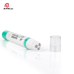 D19mm Empty Plastic Soft Tube For Deep Pore Cleanser 15g Skin Care Plastic Tube With  Roller Ball