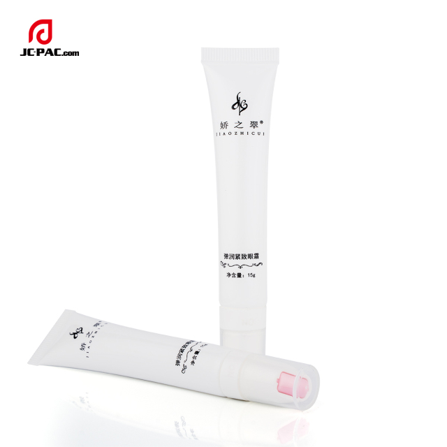 D19mm Empty Plastic Soft Tube For Firming Eye Cream 15g Skin Care Plastic Tube With Plastic Roller Ball