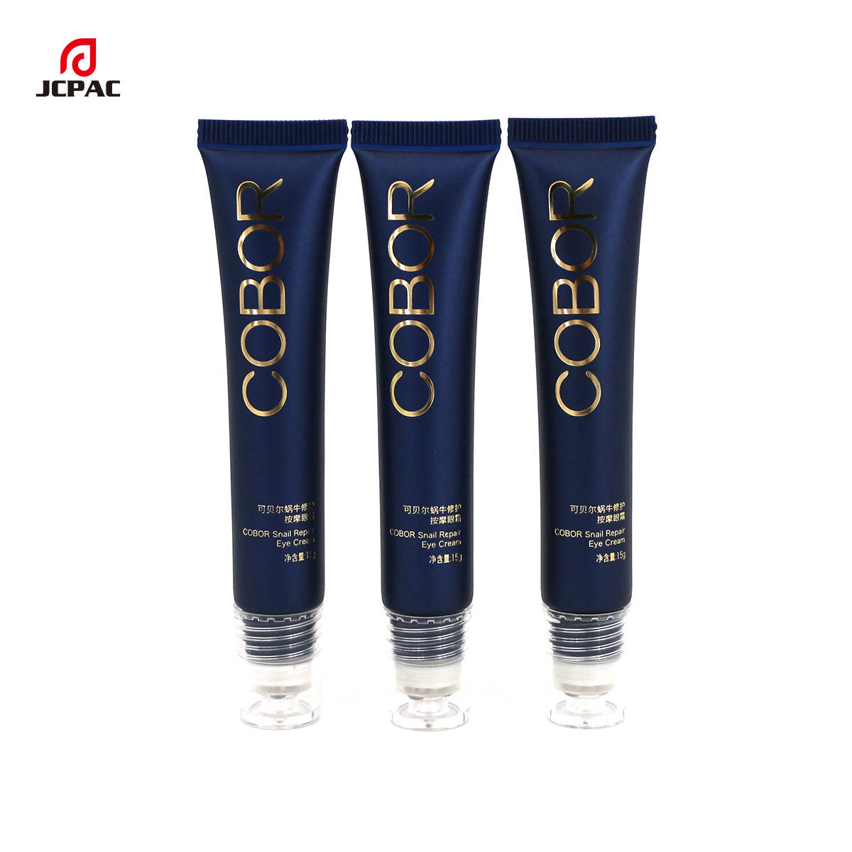 D19mm Eye Cream Tube With 3 Roller Ball 20ml Empty Plastic Tube