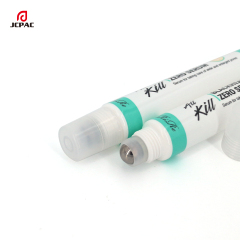 D19mm Empty Soft Tube With Stainless Steel 15g Roller Ball Plastic Tube For Deep Pore Cleanser