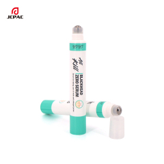 D19mm Empty Soft Tube With Stainless Steel 15g Roller Ball Plastic Tube For Deep Pore Cleanser