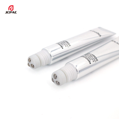 D19mm Roller Ball Tube For Eye Massage Serum 20ml Empty High Light Aluminum Plastic Tube With 3 Roller Ball