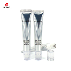 D19mm Roller Ball Tube For Eye Massage Serum 20ml Empty High Light Aluminum Plastic Tube With 3 Roller Ball