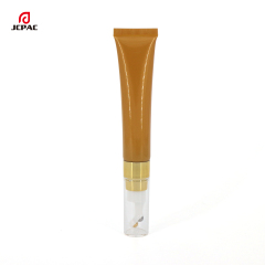 D22mm Cosmetic Airless Pump Plastic Tube 30ml Eye Cream Tube With Double Roller Ball