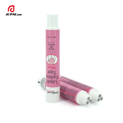 D22mm Empty Roller on Skin Adhesive Tube 30ml Skin Care Plastic Tube With 3 Roller Ball