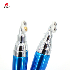 D30mm Cosmetic Airless Pump Aluminum Plastic Tube 30ml Facial Cream Tube With Massage Roller Ball