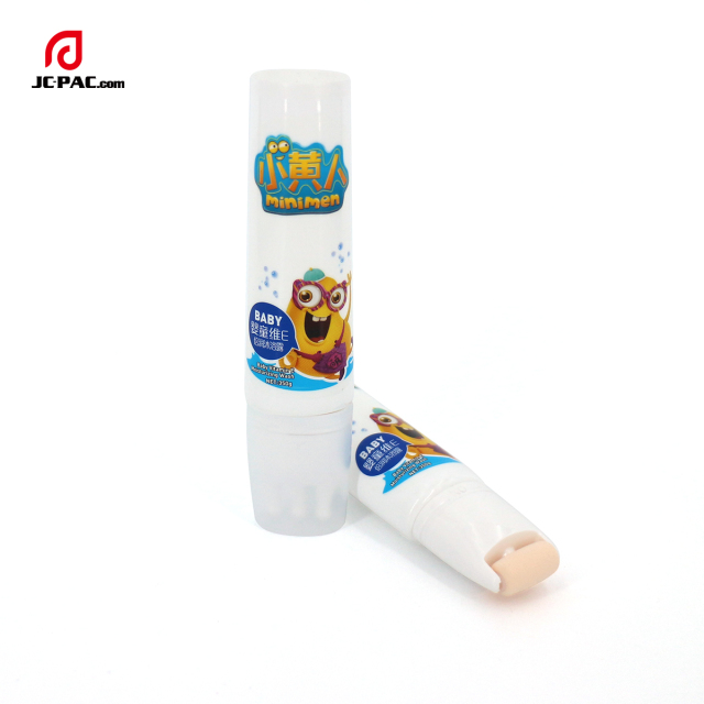 30ml Cosmetic Soft Tube For Liquid Foundation Liquid Makeup Plastic Tube With Sponge