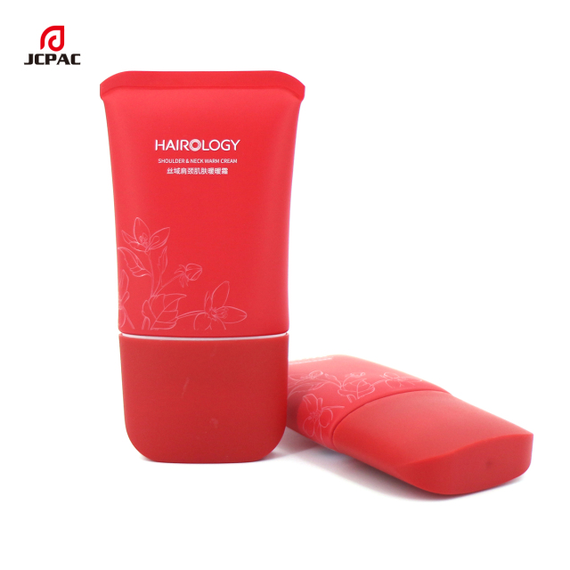 Super Flat Plastic Tube For Hair Conditioner 120ml Empty Soft Tube With Hair Brush