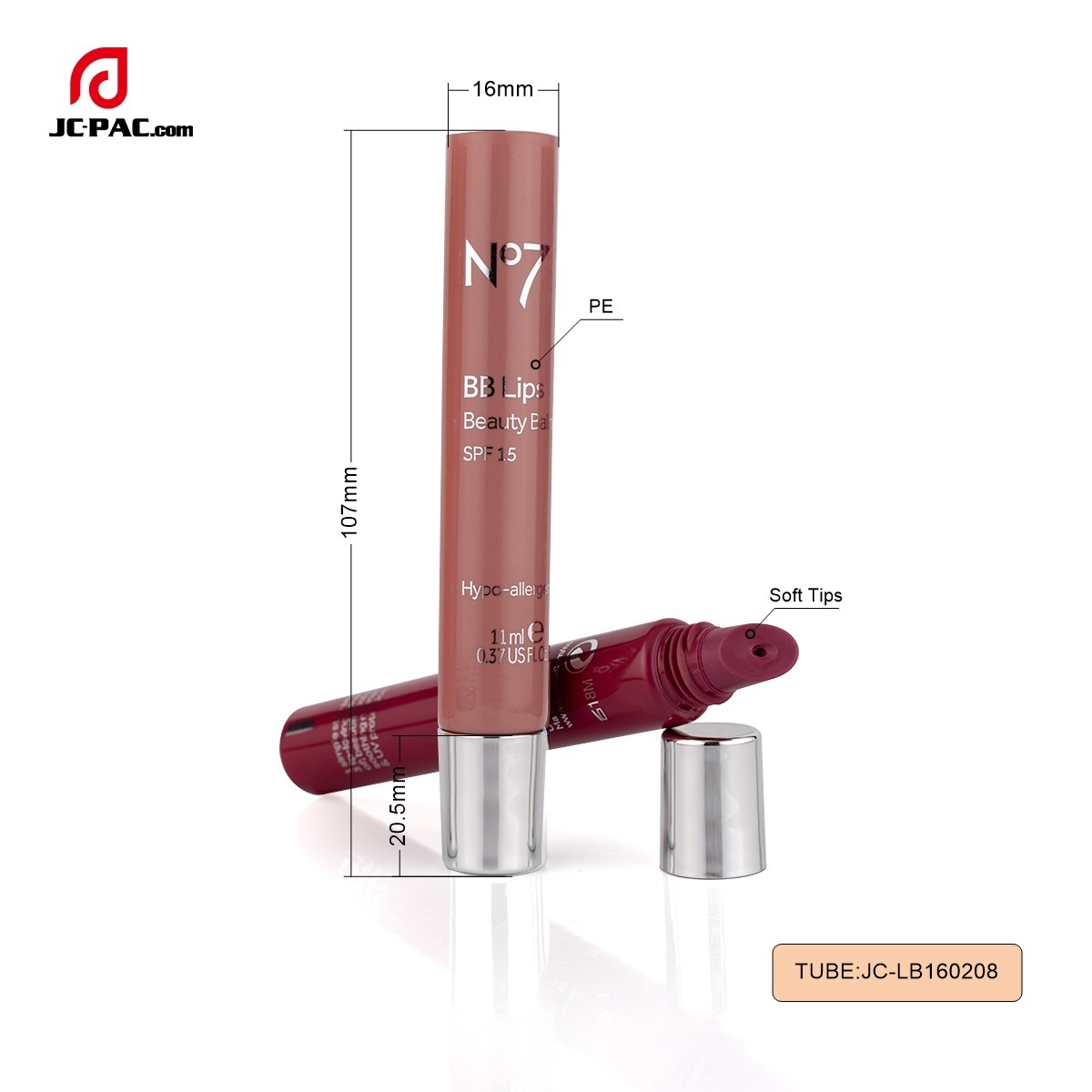 Best selling Cosmetic Containers Soft Tube Silicone Applicator Lip Oil Squeeze Tubes Lip Gloss Balm Tubes