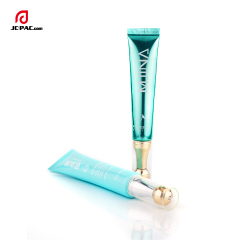 10ml 15ml High Quality Wholesale Plastic Massage Head Eye Cream Lip Cream Tube Customized Color with Ball Massage Applicator