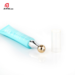10ml 15ml High Quality Wholesale Plastic Massage Head Eye Cream Lip Cream Tube Customized Color with Ball Massage Applicator