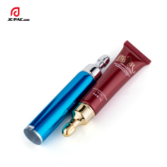 Manufacturer Empty PE Eye Cream Tube Cosmetic Packaging Squeeze Tube with Long Nozzle Custom Medical Gel Container