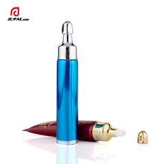 Manufacturer Empty PE Eye Cream Tube Cosmetic Packaging Squeeze Tube with Long Nozzle Custom Medical Gel Container