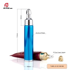 Manufacturer Empty PE Eye Cream Tube Cosmetic Packaging Squeeze Tube with Long Nozzle Custom Medical Gel Container